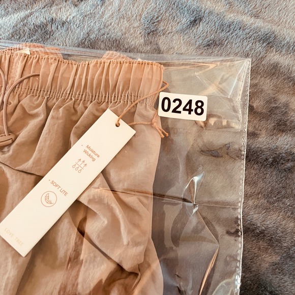 Love Tree Women's Parachute Skirt Khaki Size Large Elastic Waist - Picture 13 of 13